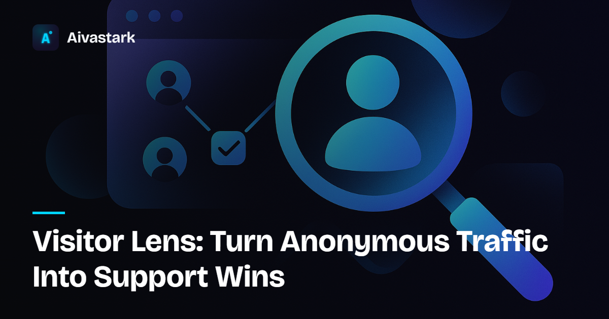 Visitor Lens: Turn Anonymous Traffic Into Support Wins