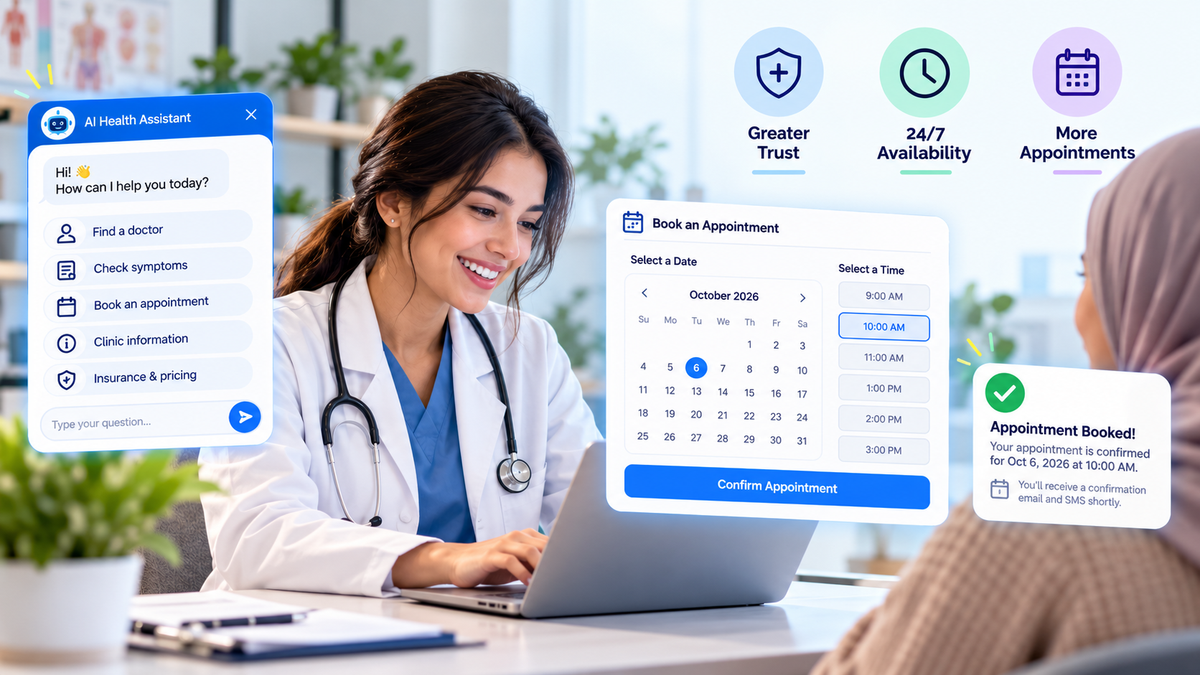 Friendly Telehealth Appointment Booking