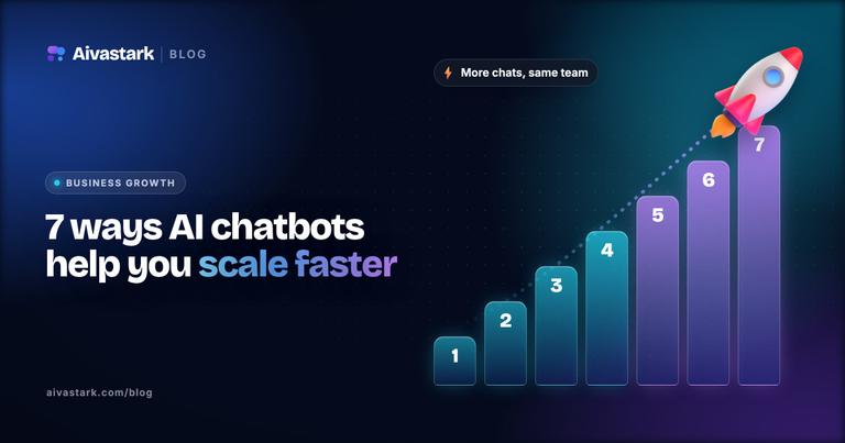 7 Ways AI Chatbots Help Businesses Scale Faster