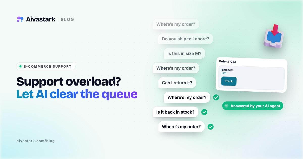 AI Chatbot for Ecommerce: Solve Support Overload