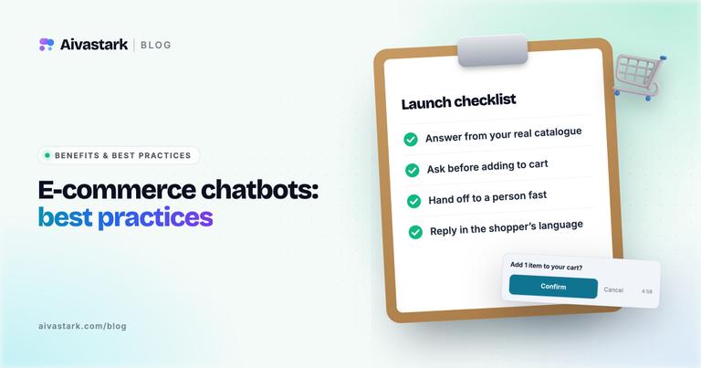 AI Chatbots for E-commerce: Benefits & Best Practices