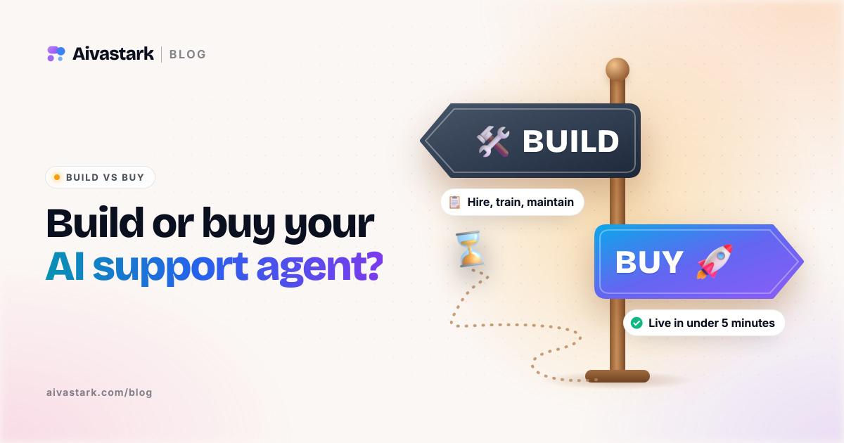 Build vs Buy AI Customer Support Agents: A Guide