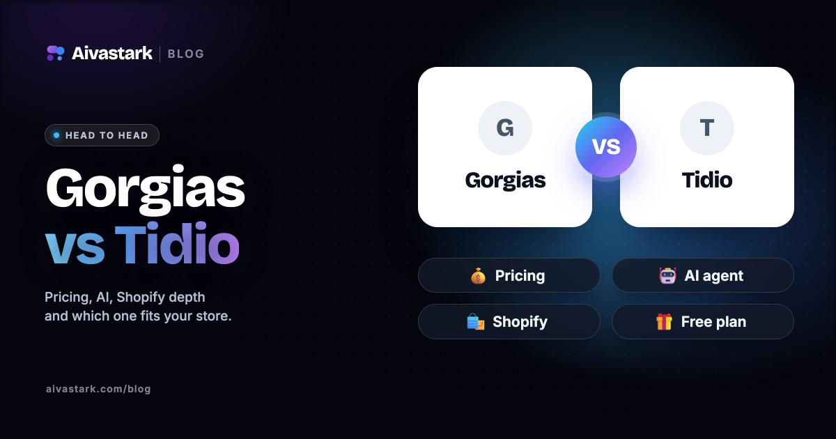Gorgias vs Tidio (2026): Pricing, AI and Which to Pick